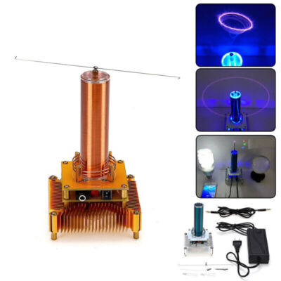 Wireless Tesla Coil Plasma Speaker Music Arc Generator, DIY Kit, Solid State