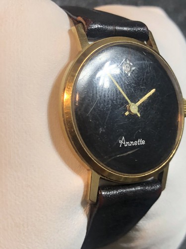 Vintage Swiss Made Clinton Annette Women’s 17 Jewel Mechanical Ladies Watch Runs - Picture 3 of 24