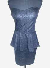 BOdy C Women Dress Strap Short Party Dress Sleeveless Size M