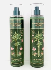 Bath & Body Works, Watermelon Mojito Fine Fragrance Body Mist, 8 oz (2 bottles!)