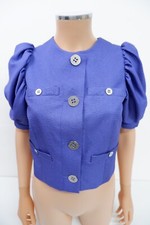 Mulberry Womens Jacket Top Size Uk 8 Short Sleeve Purple