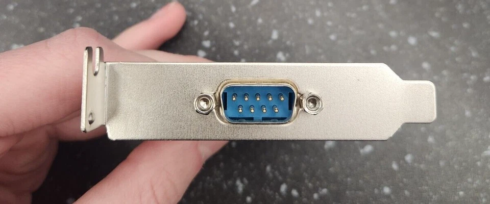 Sunix 0NT0HM 1 Port Serial RS232 Desktop PCIe Card Low Profile SER6427A RK-7708A - Image 2 of 3