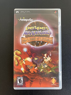 Neopets Petpet Adventures Wand Of Wishing For Sony PSP Portable