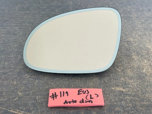 2007-2008 VW EOS OEM Left Driver Door Mirror Glass HEAT + AUTO DIM   #119