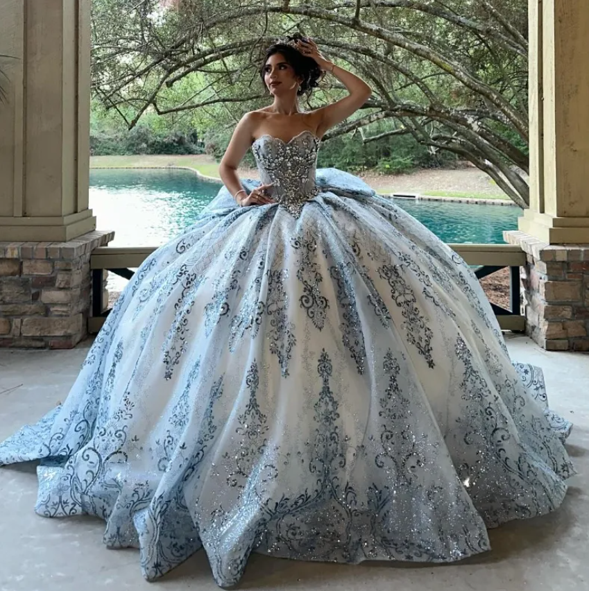 blue siren dress Siren Side-Slit Gown main image 0