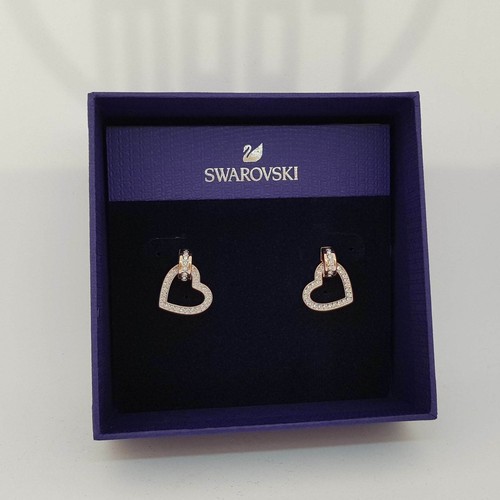 Swarovski Herz Ohrstecker Lovely Ohrringe Liebe Love Rosévergoldet 5466720 - Bild 9 von 10