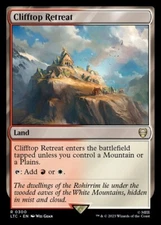 Clifftop Retreat 0300 Non Foil Rare LOTR Commander MTG Near Mint