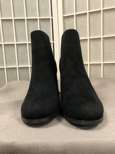 Call It Spring, Woman’s,Bootie, Black, New With Box, Zipper,Round Toe, Size 10.: - Picture 4 of 12