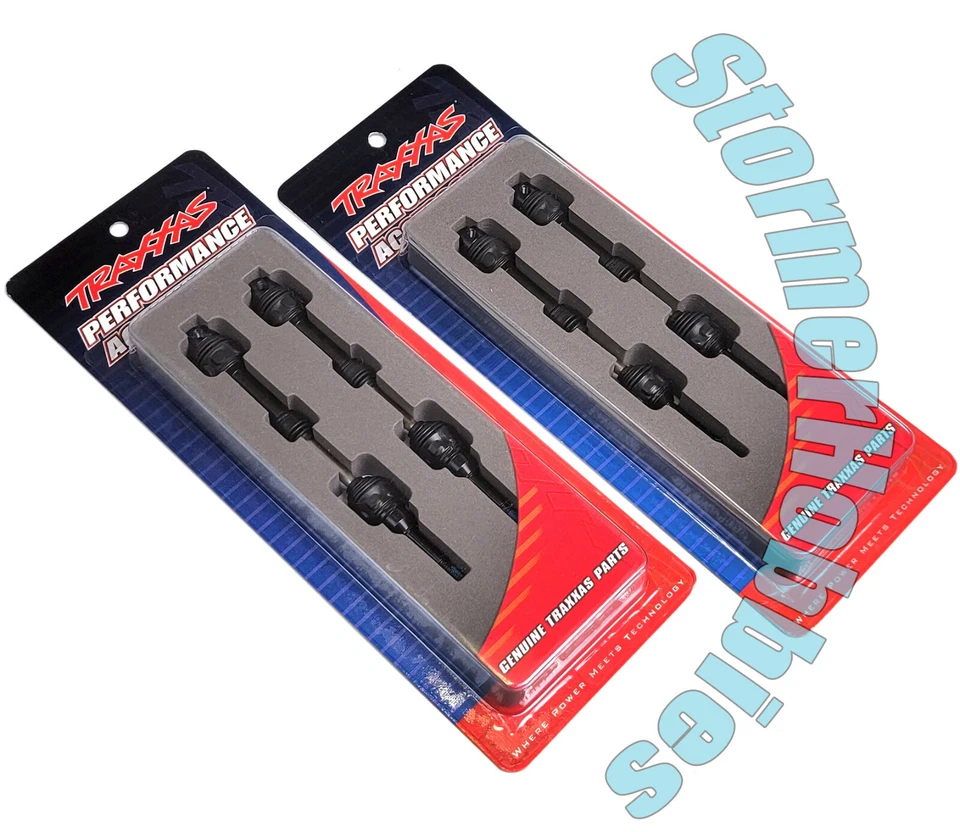 Traxxas 6851R & 6852R Front & Rear Driveshafts for Slash Rustler Hoss 4X4 VXL - Image 2 of 3