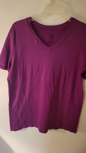 Champion Semi Fitted XL Damen T-Shirt weich Flügelärmel weinrot 28 L 23 quer Fro