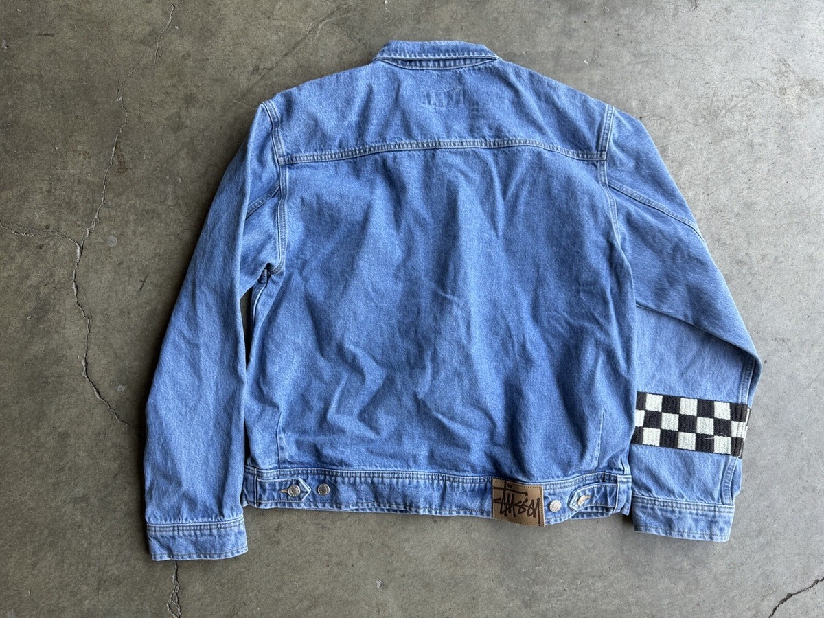 【STUSSY × NOMA】■ DENIM ZIP WORK JACKET｜M Stussy Zip Work Jacket Denim 'Nightshade' Size M Ç | eBay