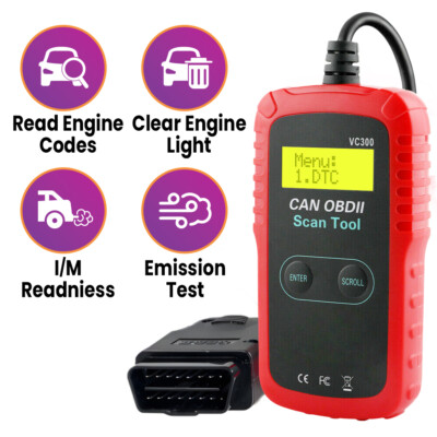 Automotive Scanner Engine OBD2 Diagnostic Tool Car MIL Code Reader I/M Readiness