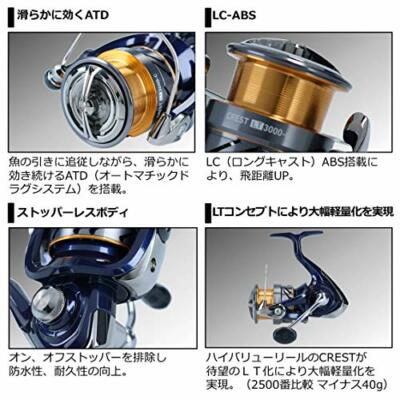 DAIWA Spinning Reel 20 Crest LT3000-CXH (2020 model) | eBay