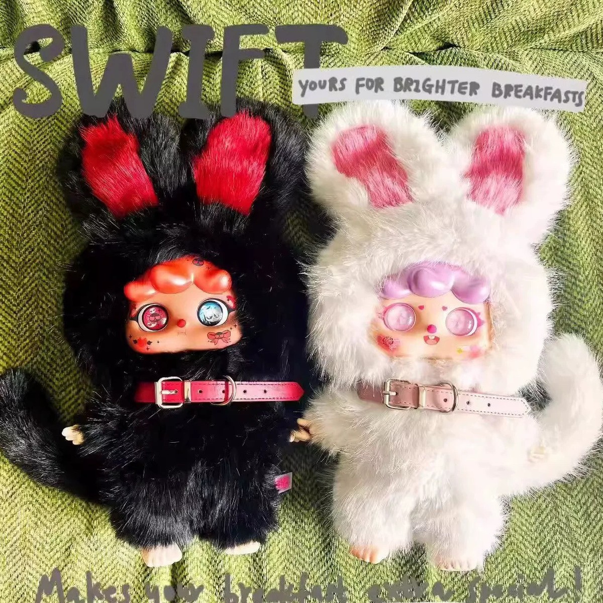 Baby three Plush Toy Night +Daylight 400% MIGO PVC Plush