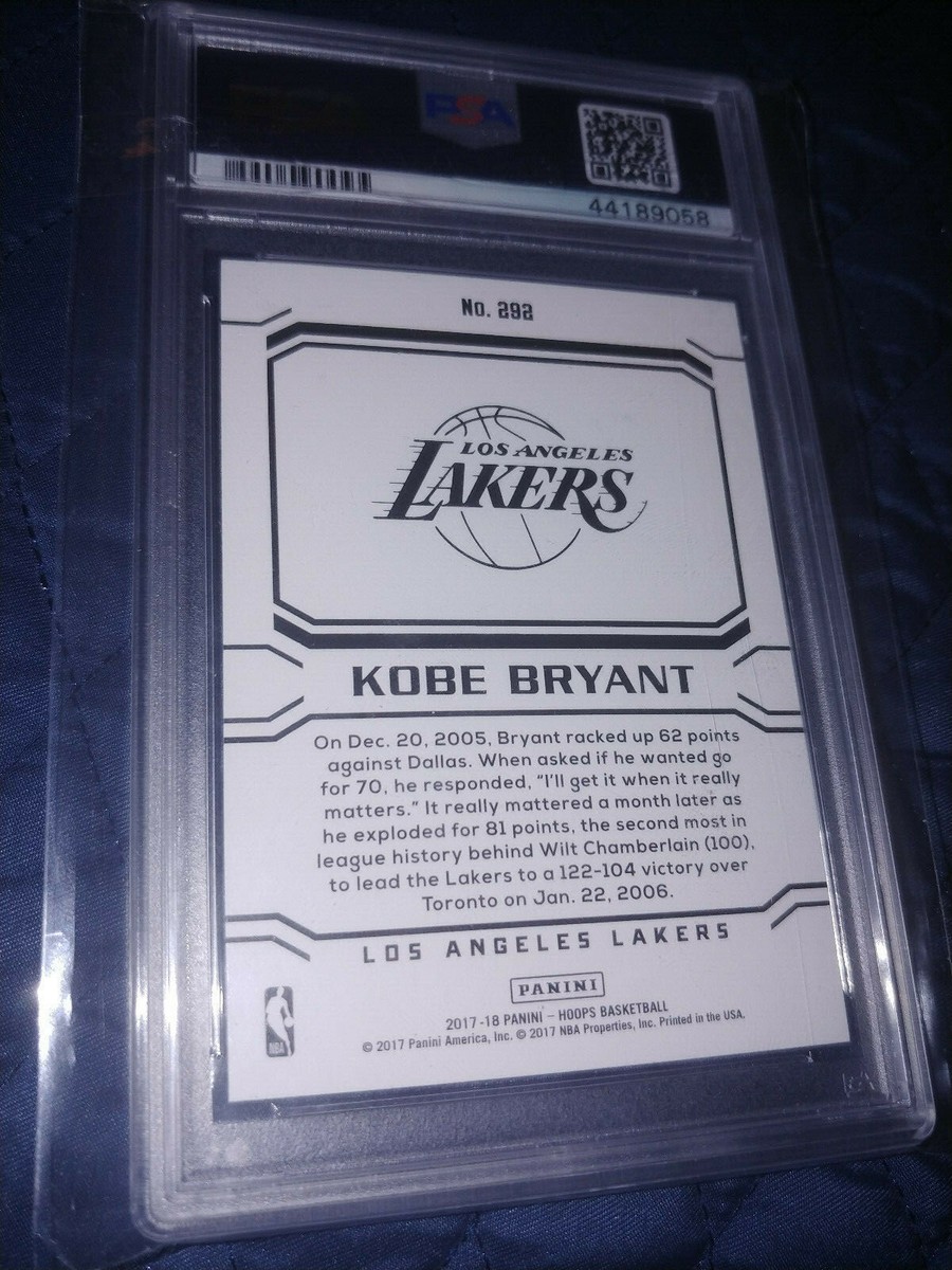 2017-18 Panini NBA Hoops - Kobe Bryant Career Tribute Kobe Bryant