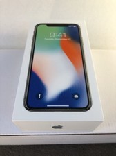 Original Empty Box Apple Iphone X 256GB Silver Box Only