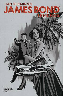 James Bond Himeros #1 2021 Francaville B&W 1:10 Dynamite Entertainment EB180