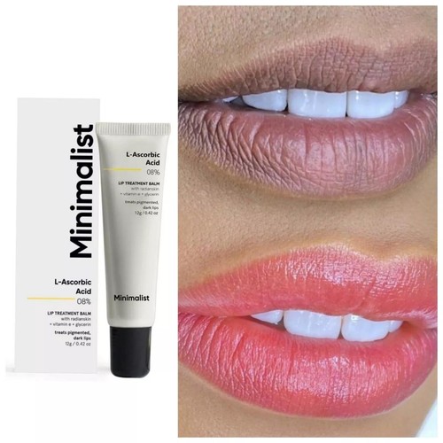 Minimalist 8 LAscorbic Acid Lip Treatment Balm 12g for 1Pigmented