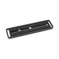 8" Length Cheese Mounting Plate w/1/4" 3/8" Thread Countersunk Mounting Slot