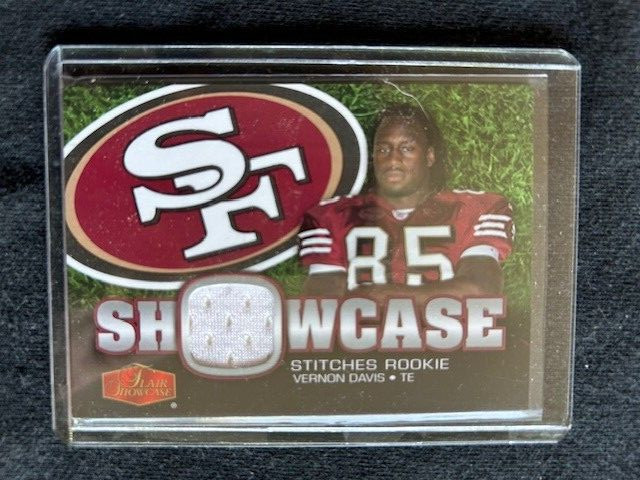 Vernon David RC   Certified Game Used  JERSEY Card
