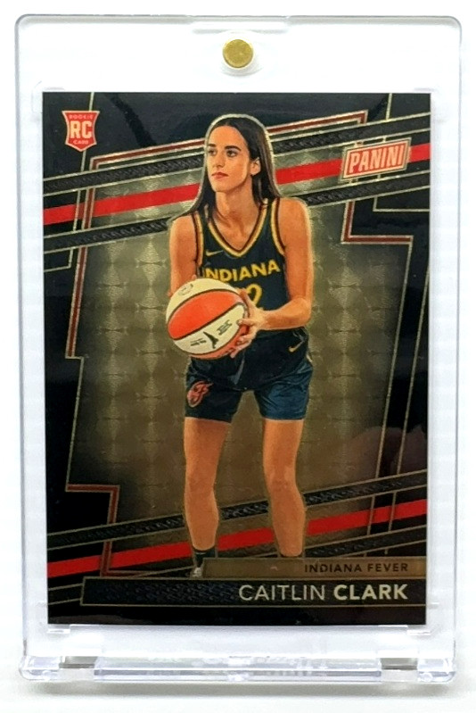 2024 Panini The National VIP Caitlin Clark Gold Vinyl Prizm Rookie RC #1/1 Fever
