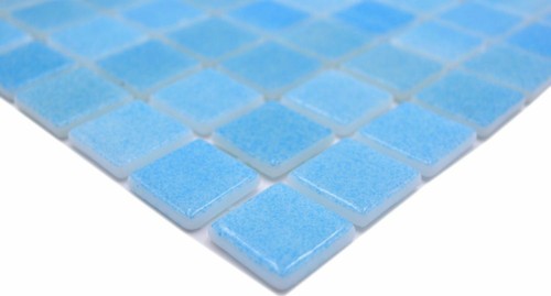 Swimming pool mosaic mosaic mosaic tiles light blue turquoise glass mosaic pool mosaic 1 mat - Picture 6 of 7
