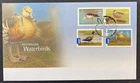2012 Australian Waterbirds Gummed Stamps FDC First Day Cover Raceview Postmark
