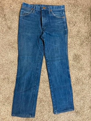 Blue Wrangler 936PWD Jeans || Mens 30x32 Denim Regular Fit || 100% Cotton