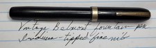 Vintage Belmont (Rexall) Fountain Pen w/ Fine Iridium-tipped Nib 1950s