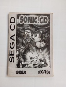SONIC CD TECTOY BRAZIL CARDBOARD VERSION SEGA CD COMPLETE IN BOX 100% AUTHENTIC