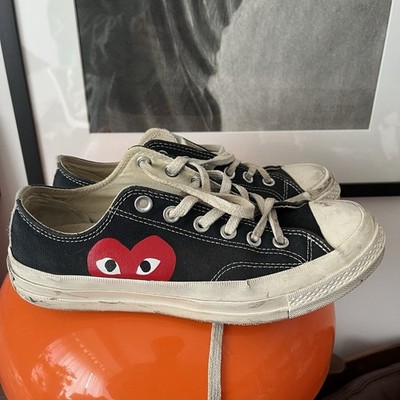 Comme Des Garçons Play Converse Chuck Taylor Sneakers Shoes Us Men s 6 Woman s 8
