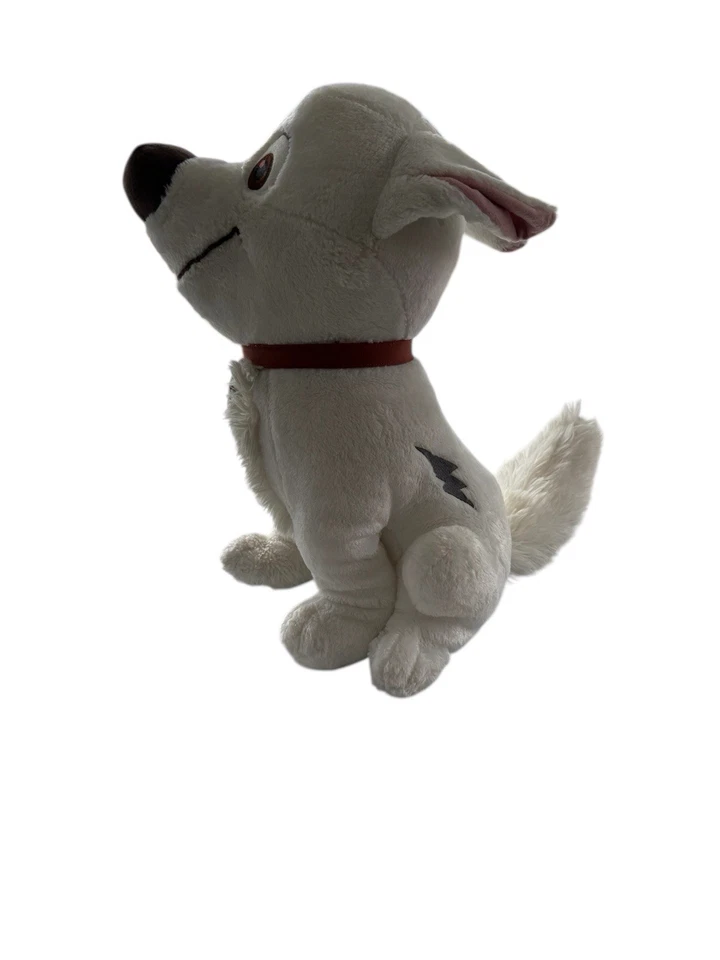 Jumbo Disney Bolt SIT Dog 30" Rare Vintage Retired Embroidered Eye Pink Stiching - Image 3 of 4