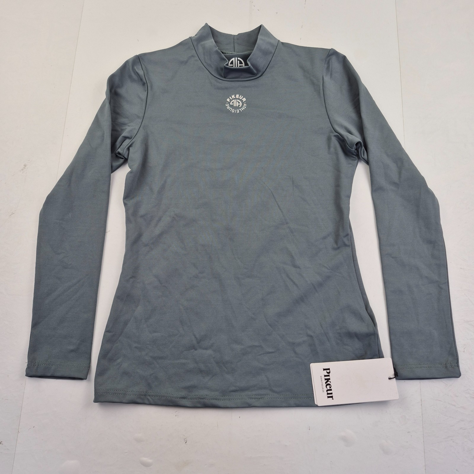PIKEUR High Neck Base Layer Top Grey Womens