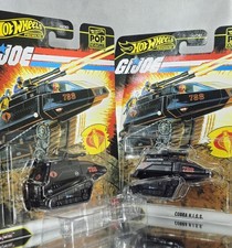 Rare 2026 Hot Wheels Premium G.I. Joe cobra H.I.S.S Pop Culture (2 Items LOT)