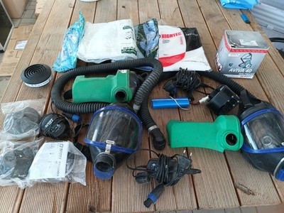 Scott Proflow 2 SC Gebläse + Zubehör Atemschutz Set