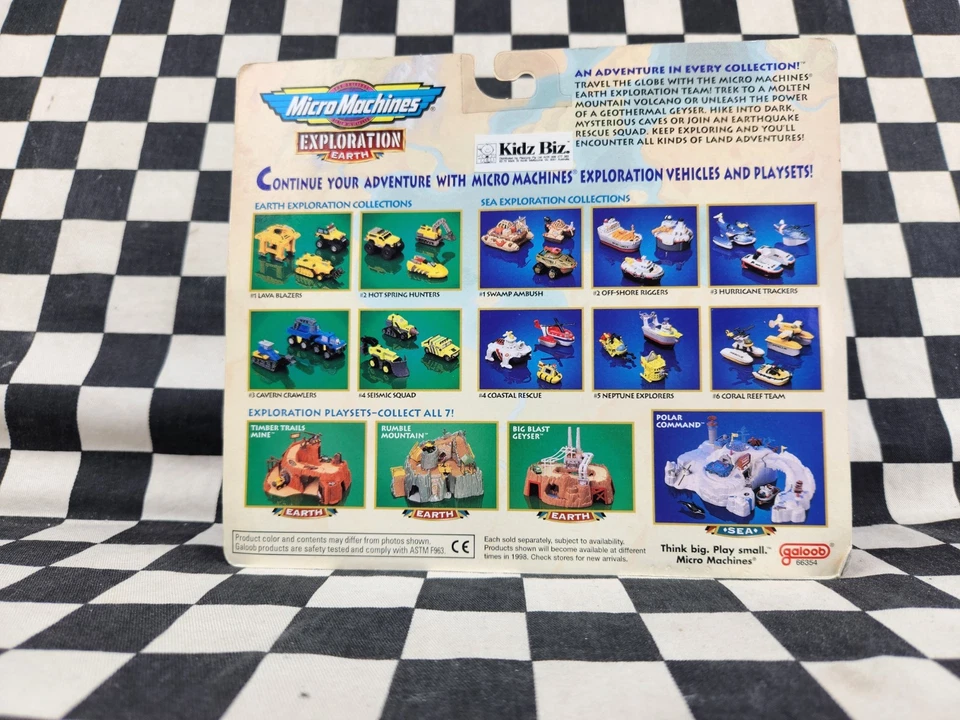 Vintage 1997 Galoob Micro Machines Hot Spring Hunters FREE POST AUSTRALIA WIDE - Image 2 of 3