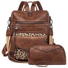GAEKEAO Backpack Purse for Women Fashion Leather Designer Travel Backpack Pur...