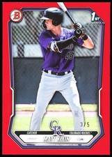 2026 Bowman 1st Matt Klein #BP-146 Red Border /5
