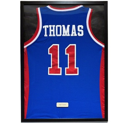 Detroit Pistons Isiah Thomas Jersey Framed, Isiah Thomas Shirt