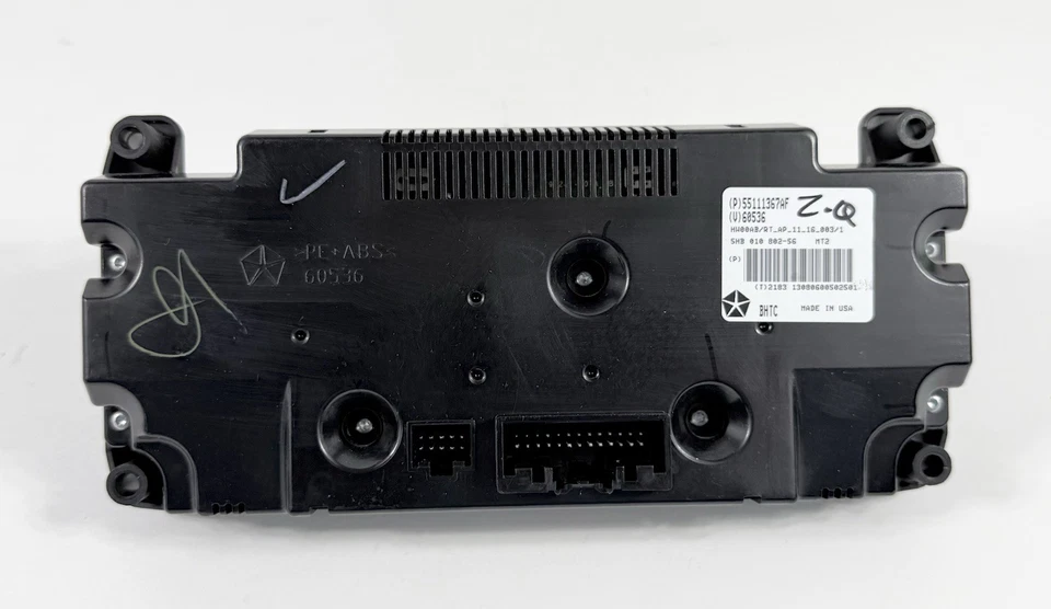 2011-2014 Chrysler Town & Country Heater A/C Climate Control 55111367AF OEM - Image 4 of 4