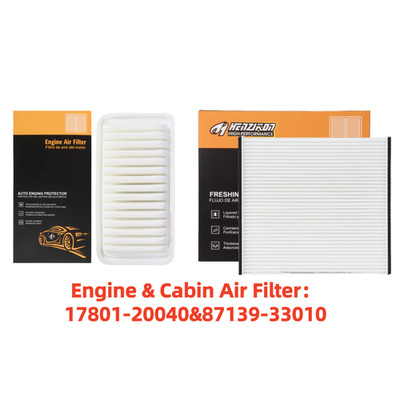 New Engine Cabin Air Filter Combo Set For Toyota Sienna Camry Lexus RX350 ES330