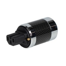 IEC AC Power Plug Audiophile 24K Gold Plated Terminals
