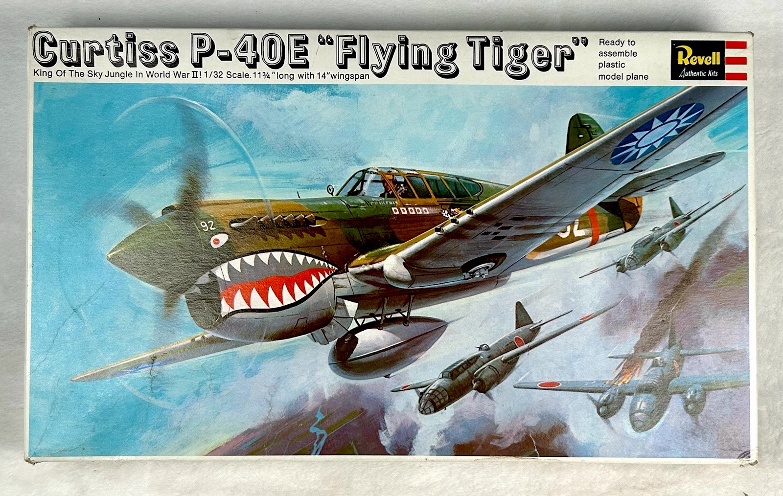 Revell 1/32 P-40E "Flying Tiger" #H-283-380 Complete