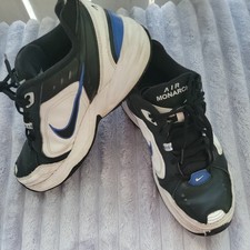 Nike Air Monarch IV Mens Size 11 Black White Blue Sneakers 4415445-002