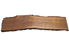 1 Live Edge Black Walnut Wood Slab Cut Kiln Dried 36"L X 6-9"W X 1"T SHIPs FREE!