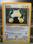 New ListingSnorlax 11/64 Jungle (Unlimited) Holo Rare Basic Pokémon TCG Card