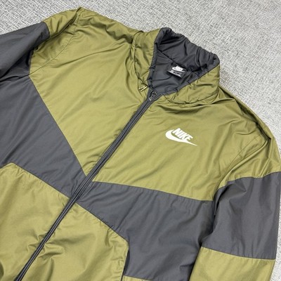 Nike Jacket Men s XXL Green Rare Tech NSW Bomber Authentic Flight Windbreaker