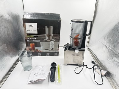 Cold Press Juicer, Wide Feed Chute Juicer Machines, Stainless Steel Slow Mast...