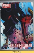 2019 Upper Deck Marvel Annual Splash-Ticular 3D SSP Captain #12 Page 3 READ r9d