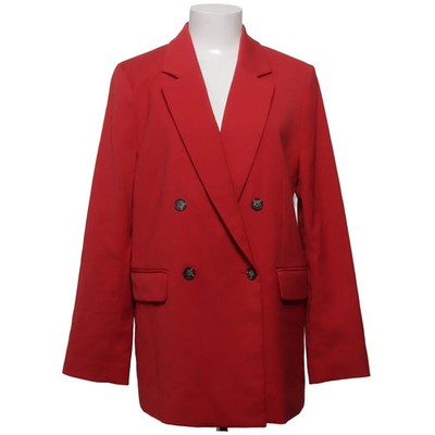 H&M, Blazer, Größe: M, Rot, Einfarbig, Damen #GId